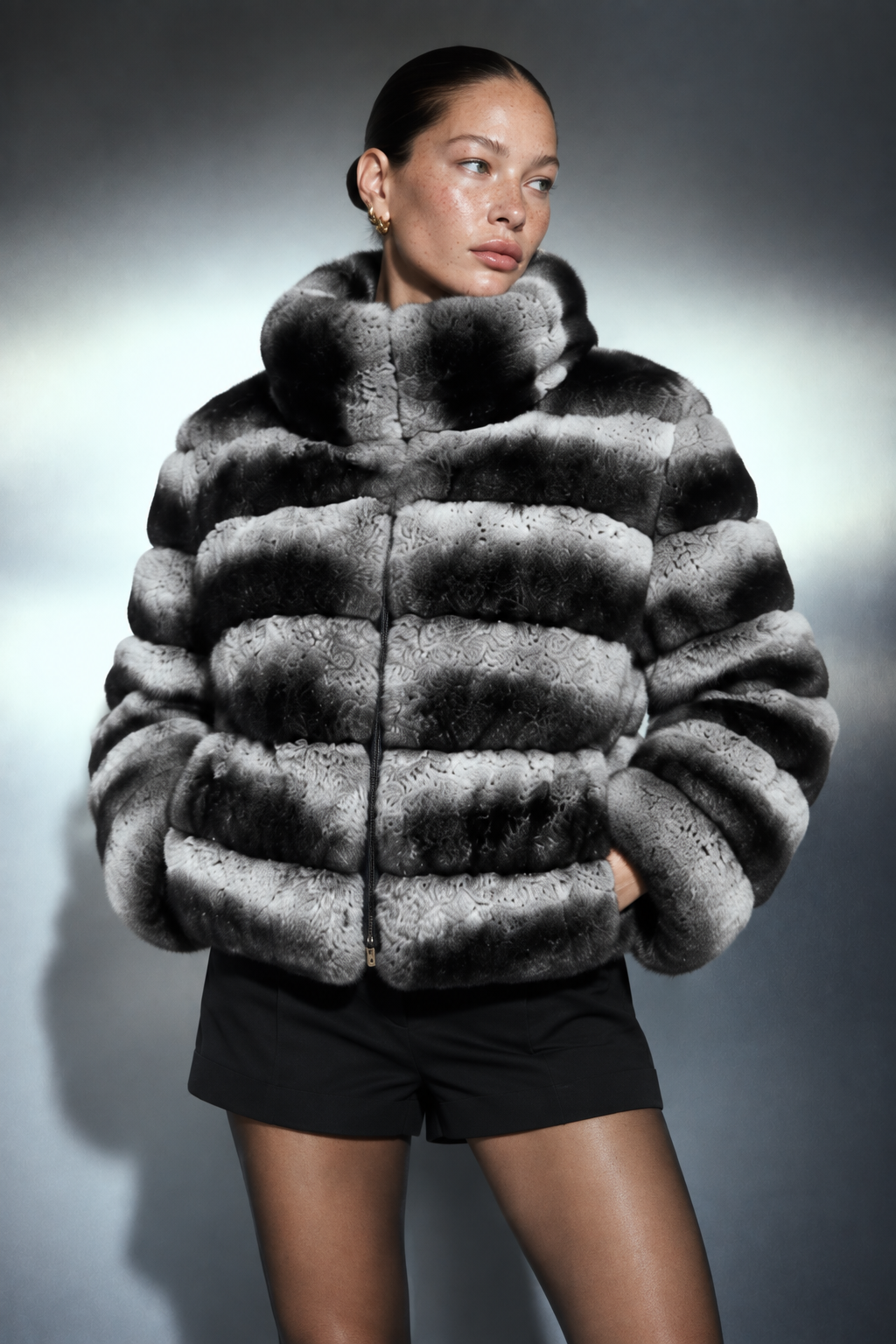 The Rexea Short Vest, détail buste